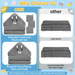 Sublaga soft 10x10 washcloths provide versatile use after bath.