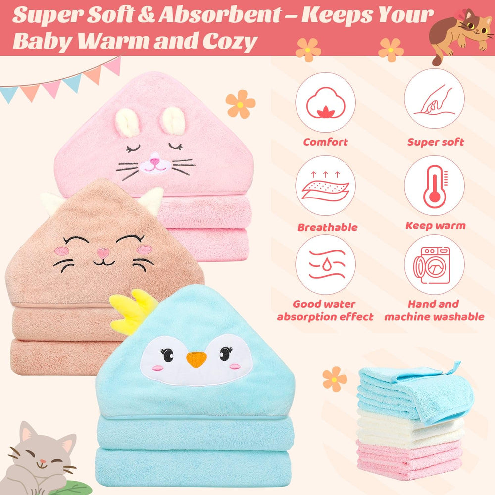 Sublaga soft 25x25cm washcloths for gentle cleansing and quick drying.