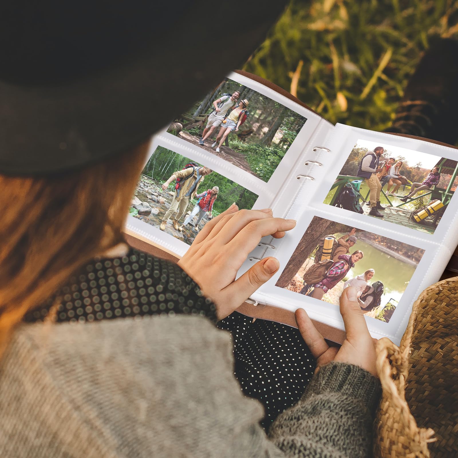 Sucarlon photo album flower cover design adds decorative touch suitable for gifting.