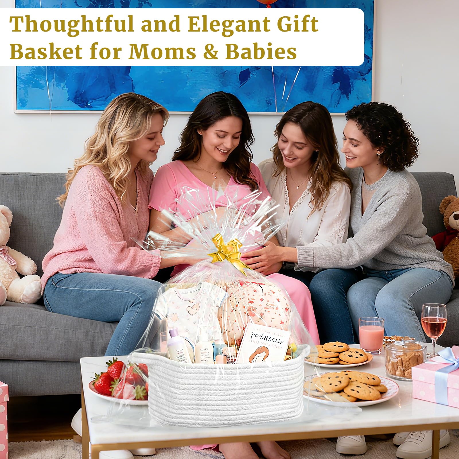 Succwoah ribbons neatly finish wrapped gifts with a refined touch.
