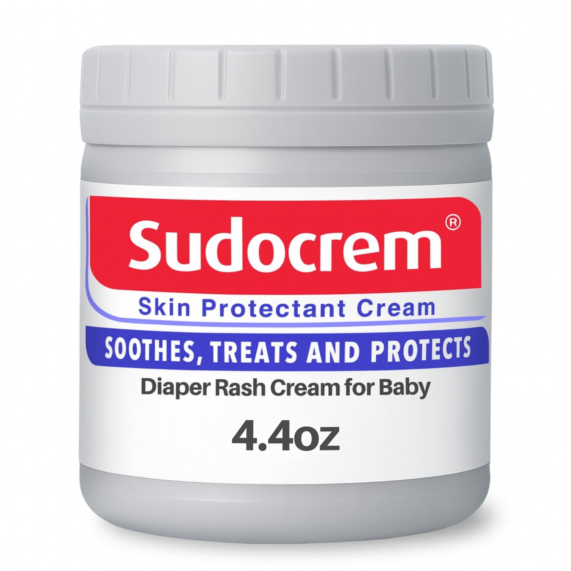 Sudocrem diaper rash cream tube open showing quick soothing use