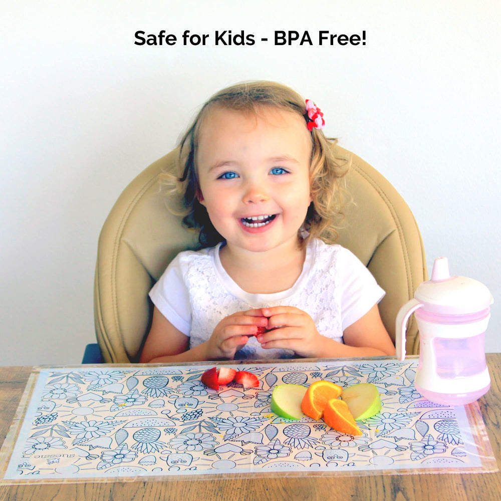 Suessie BPA-free disposable placemats provide safe, eco-conscious dining protection