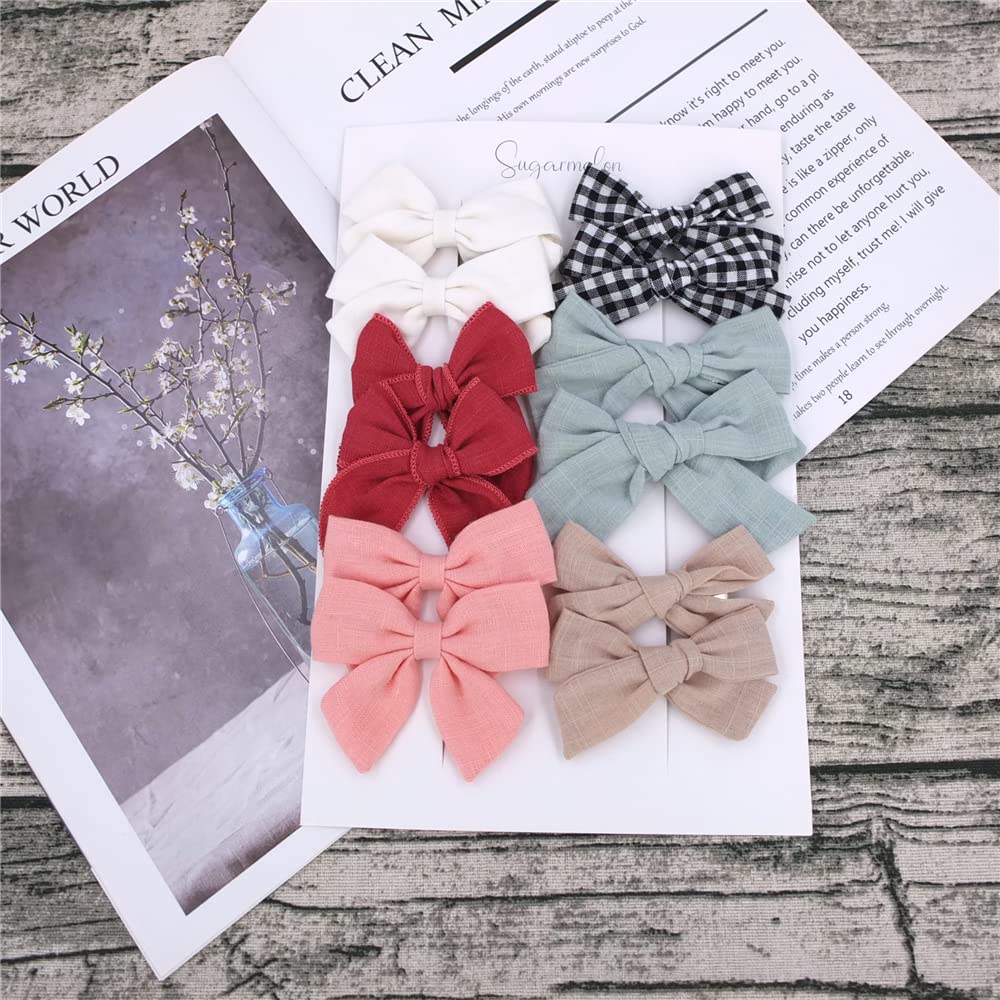 Sugarmelon 3-4 inch bows offer versatile sizing for baby girls and toddlers