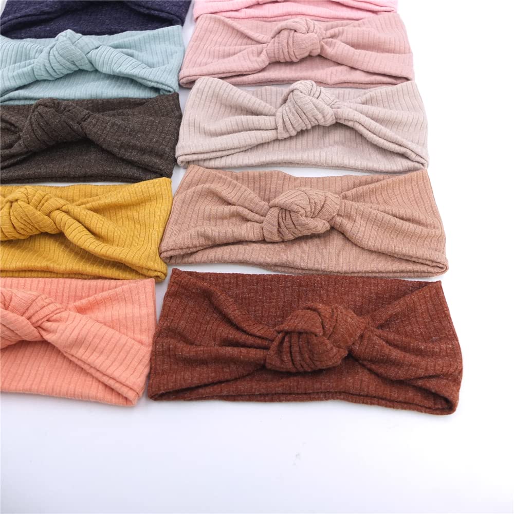 Sugarmelon all-day wear knot headband on toddler, comfortable and secure.