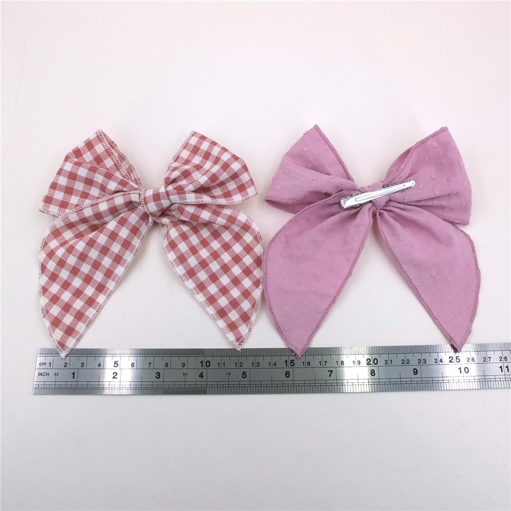Sugarmelon Fable Bow Clip on child with dress; effortless accessory to elevate outfits