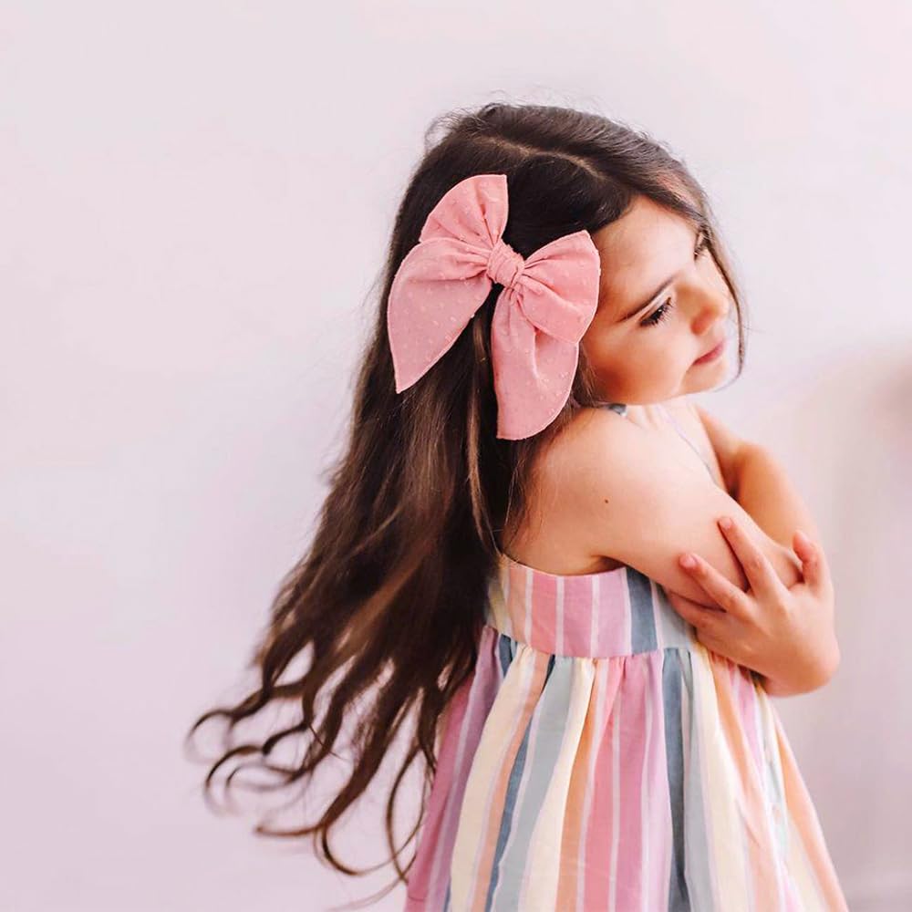 Sugarmelon Fable Bow Clip alligator-clip detail; secure hold for active kids and moms