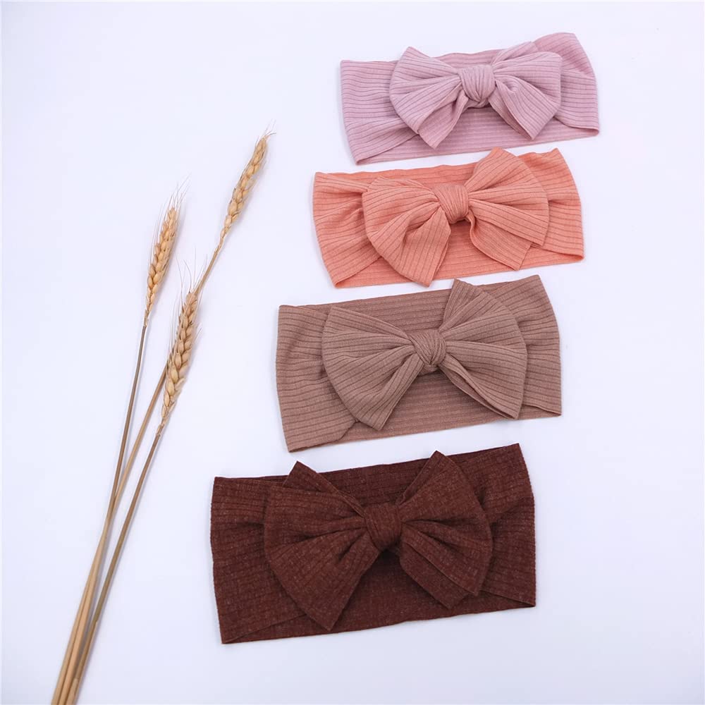 Sugarmelon headbands wearable from newborn to toddler years without slipping.