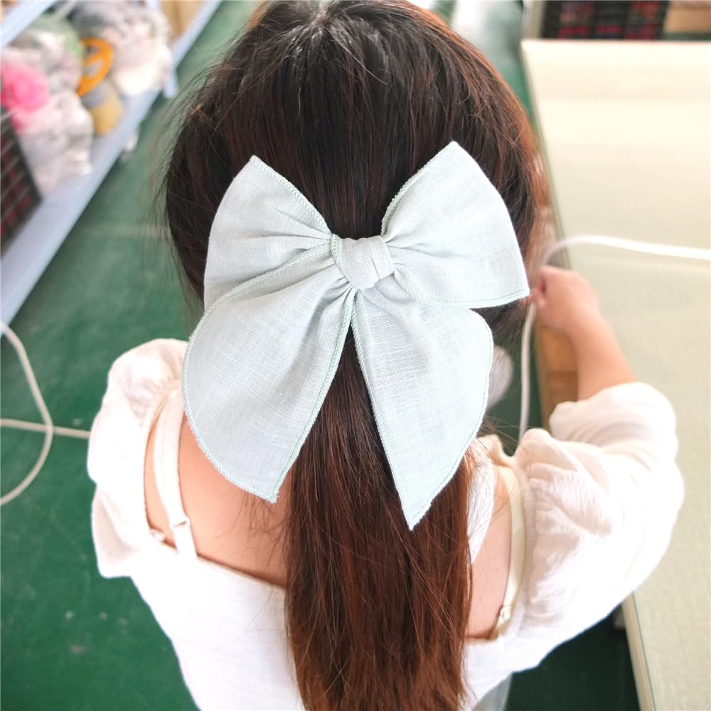 Sugarmelon leopard lace-like texture bow clip durable and flexible.