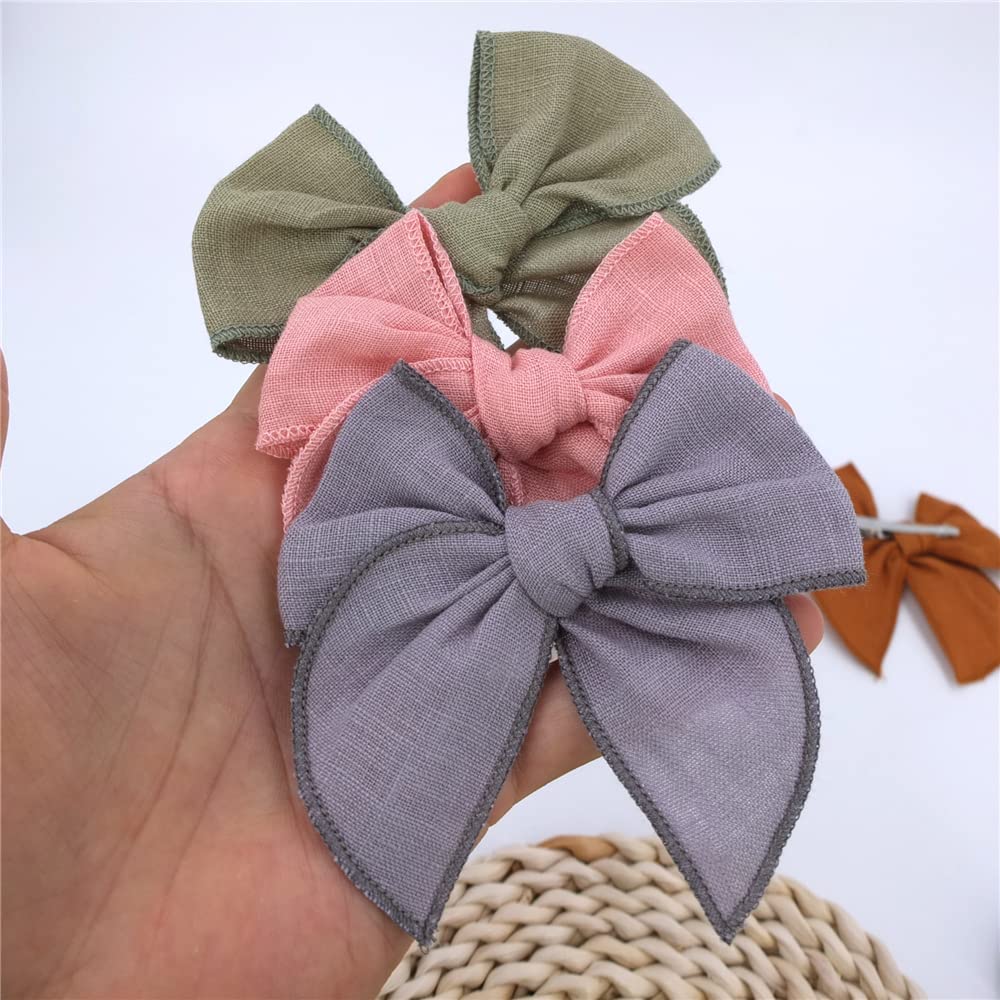 Sugarmelon lightweight linen bows feel airy and easy to wear