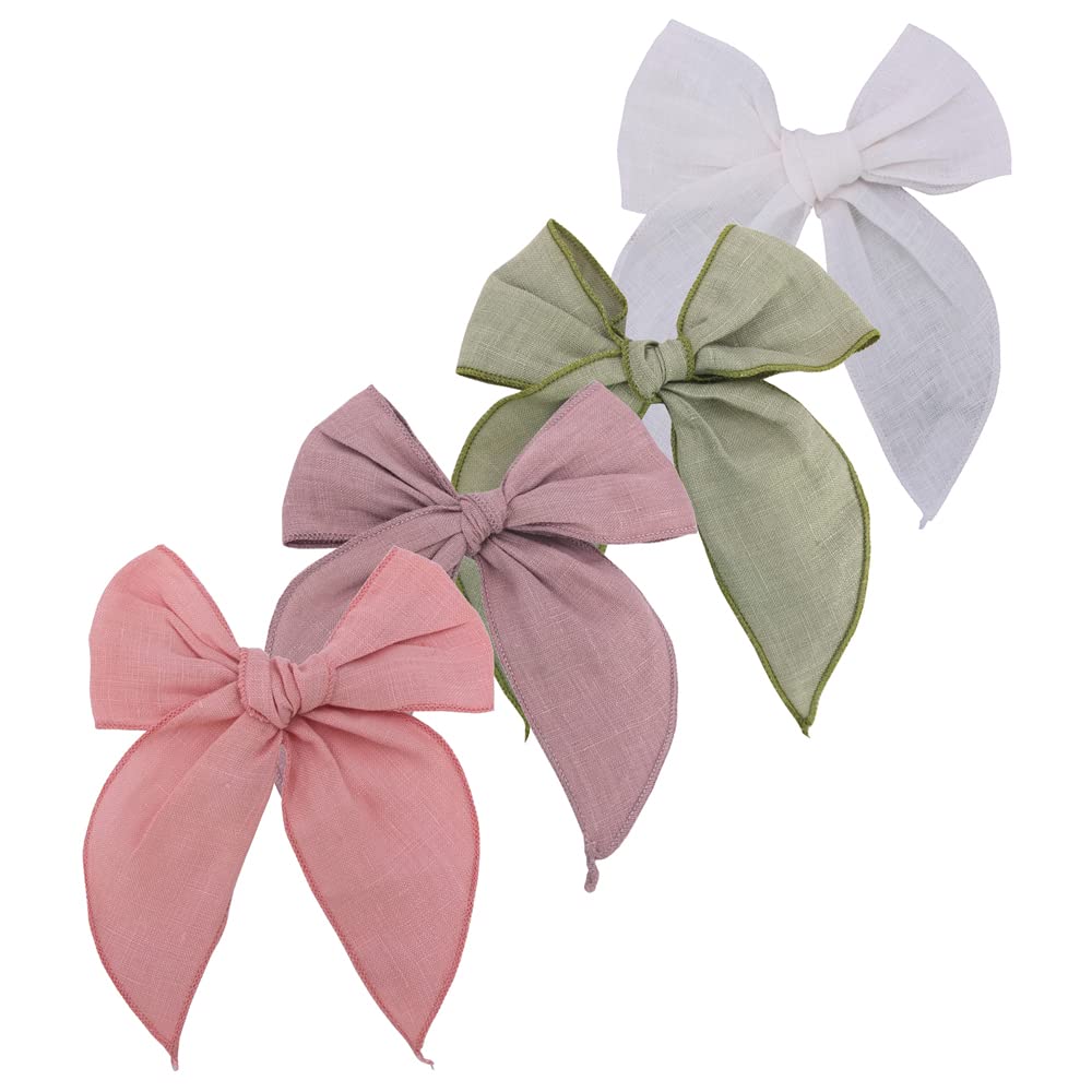 Sugarmelon Linen Fable Bow daily use for school, parties, photos.