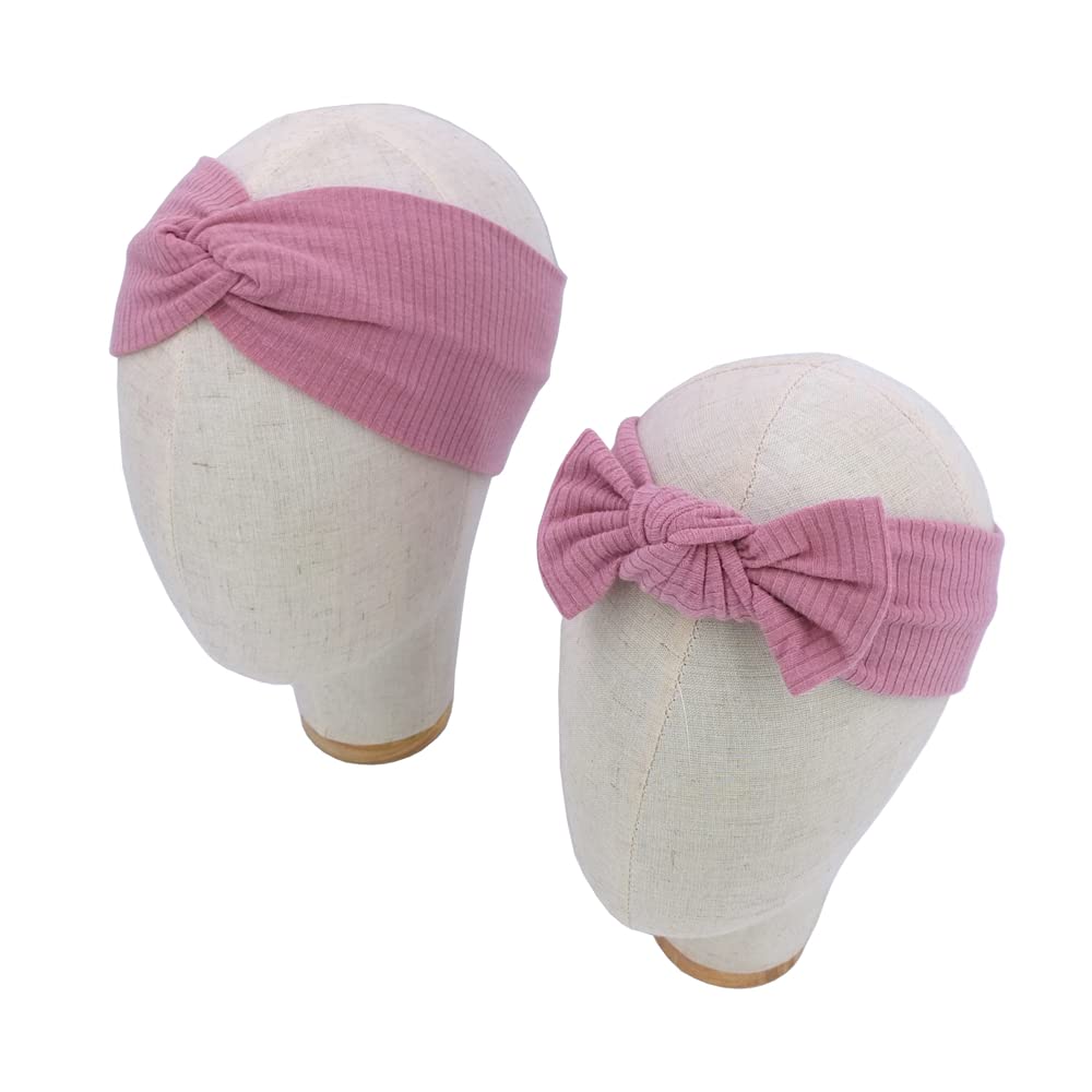 Sugarmelon mommy headband latte worn by adult for everyday wear.