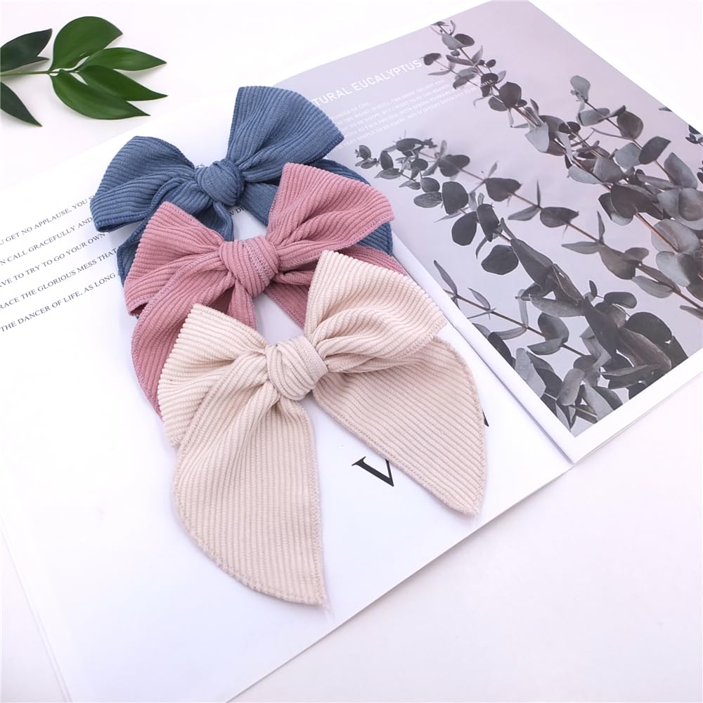 Sugarmelon large 5-inch bow complements braids and ponytails for daily style.
