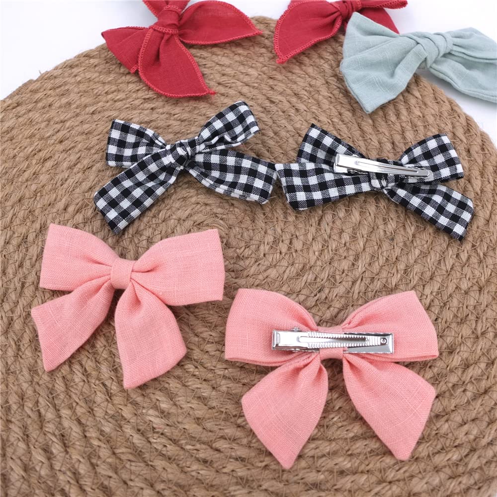 Sugarmelon linen bows are skin-friendly and lightweight for comfortable wear