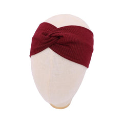 Sugarmelon silver-wine turban headbands with soft edges for all-day comfort.