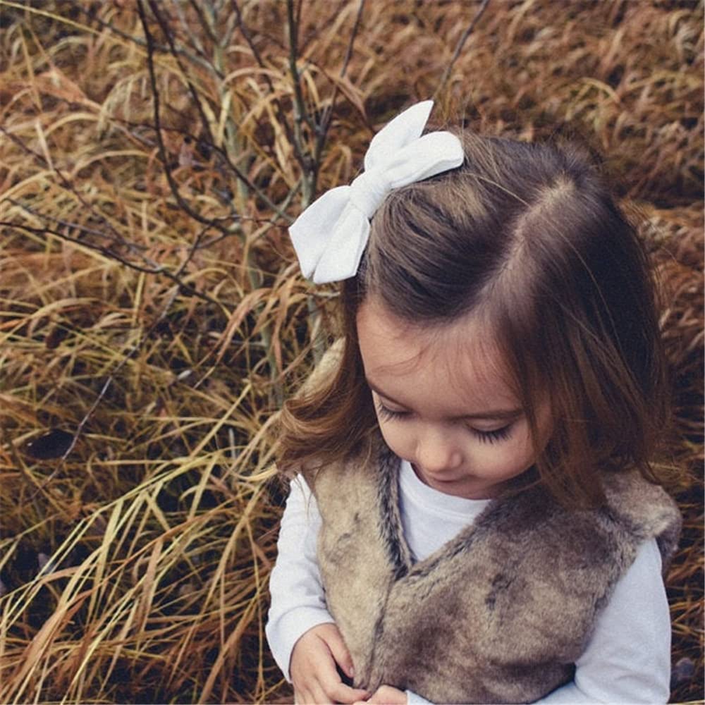 Sugarmelon velvet bow clip alligator clip detail ensures secure grip for toddlers.
