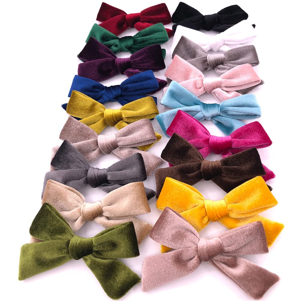Sugarmelon velvet bow clip black pairs with outfits for versatile styling.
