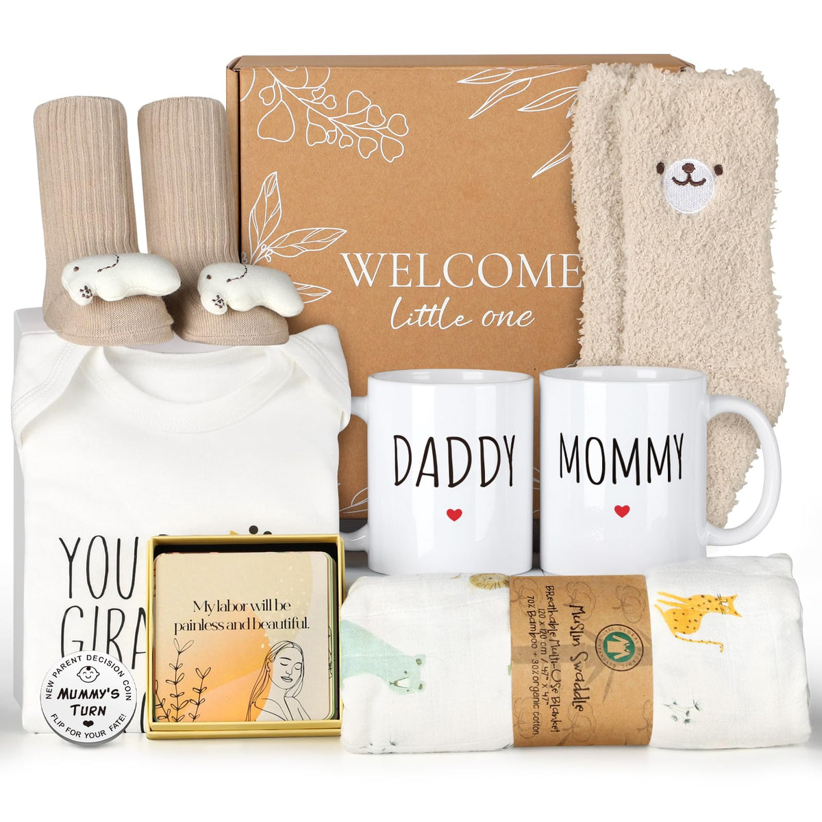 Suhctuptx new mom gift basket mugs for cozy mornings and shared coffee rituals