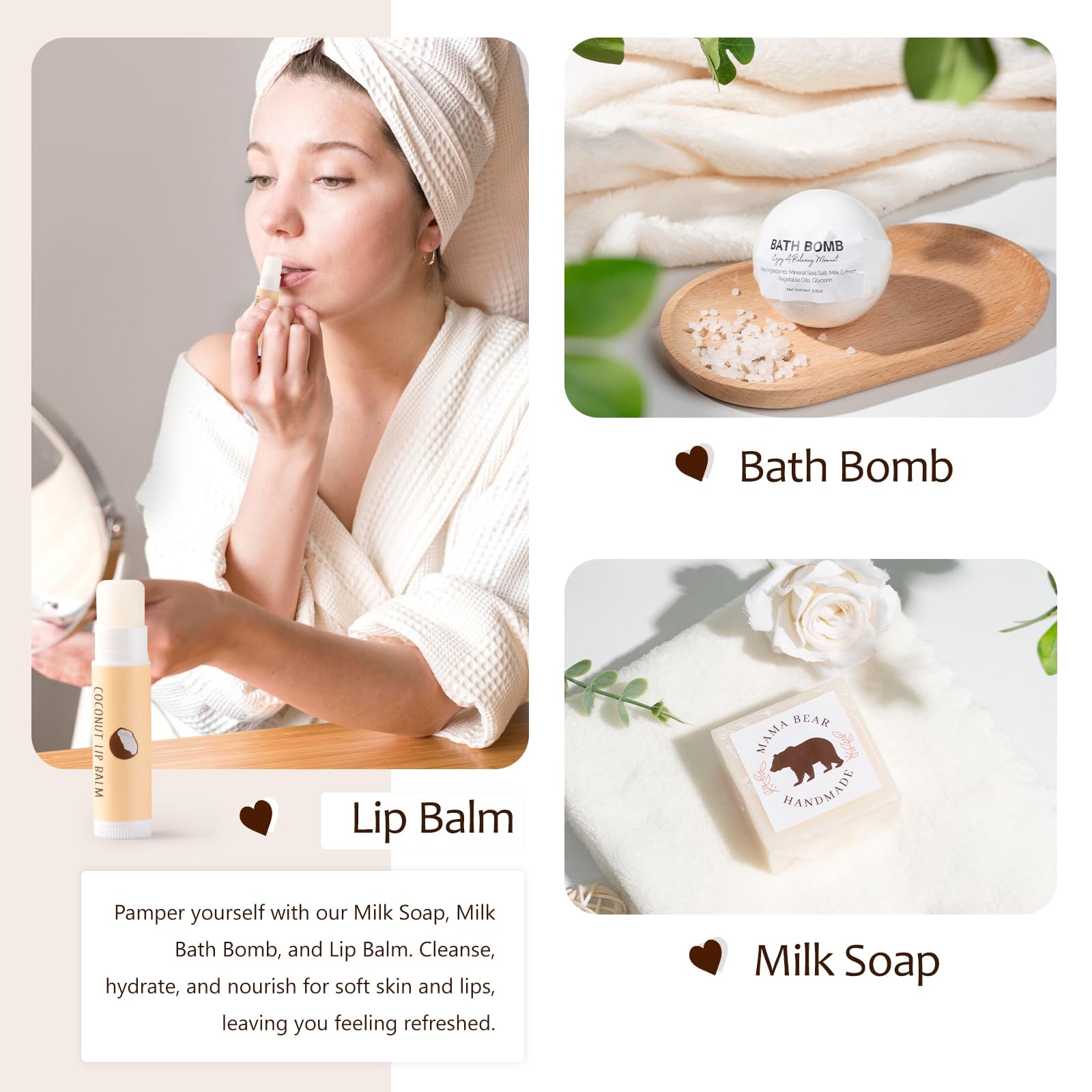 Suhctuptx coconut lip balm—moisturizing care for lips during pregnancy.