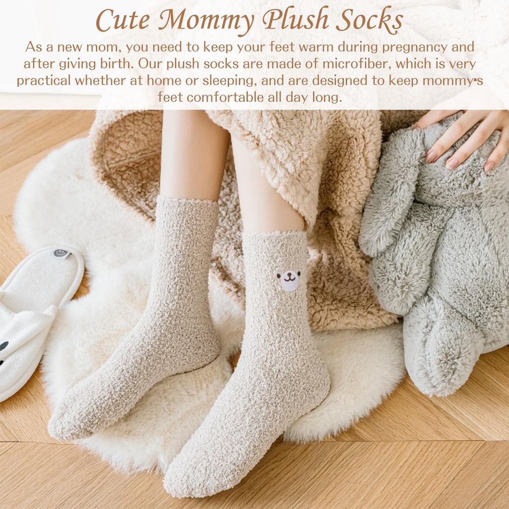 Suhctuptx non-slip baby socks help keep tiny feet steady