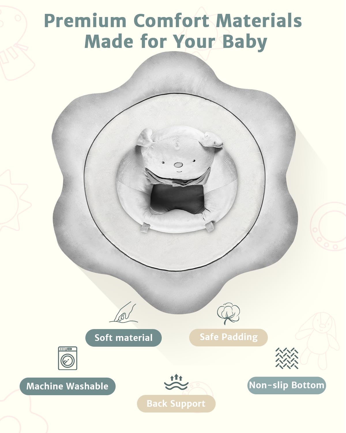 suihuooo 3in1 play mat ideal baby shower gift for growing infants