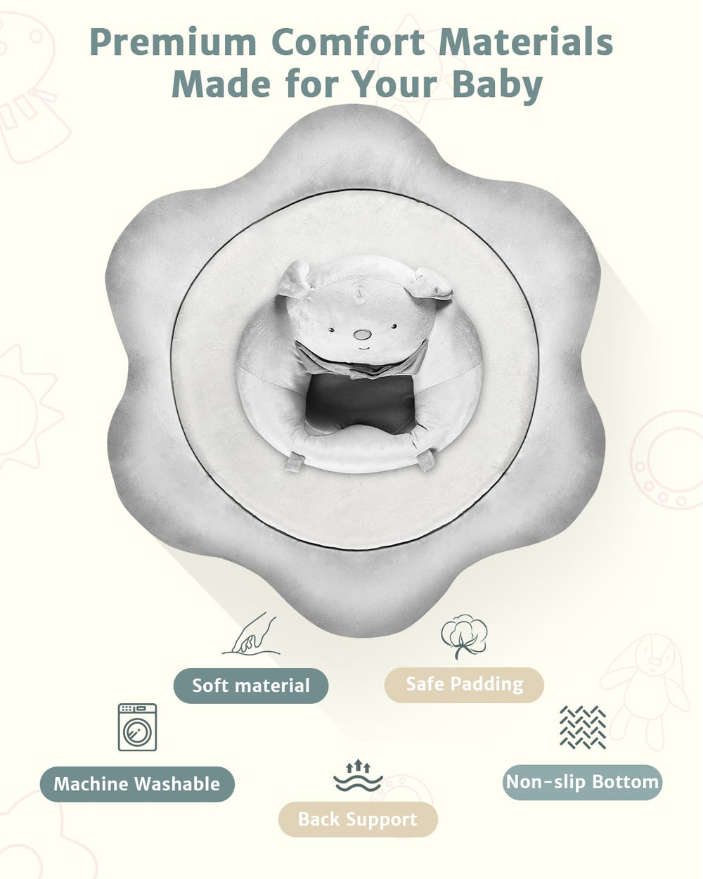suihuooo 3in1 play mat ideal baby shower gift for growing infants