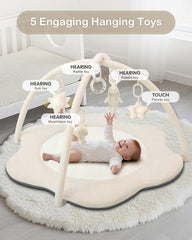 suihuooo baby gym adapts from lay-and-play to tummy time for growth.