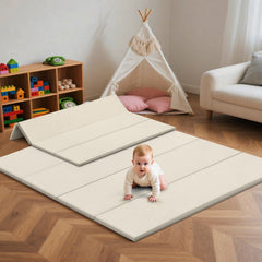 Suihuooo baby play mat foldable full view with large 47x47 surface for safe play