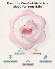suihuooo rabbit-form baby-seat aids early sitting development and cozy support