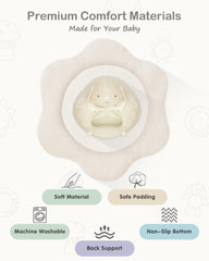 suihuooo rabbit-seat provides cozy seating for early sitting development.