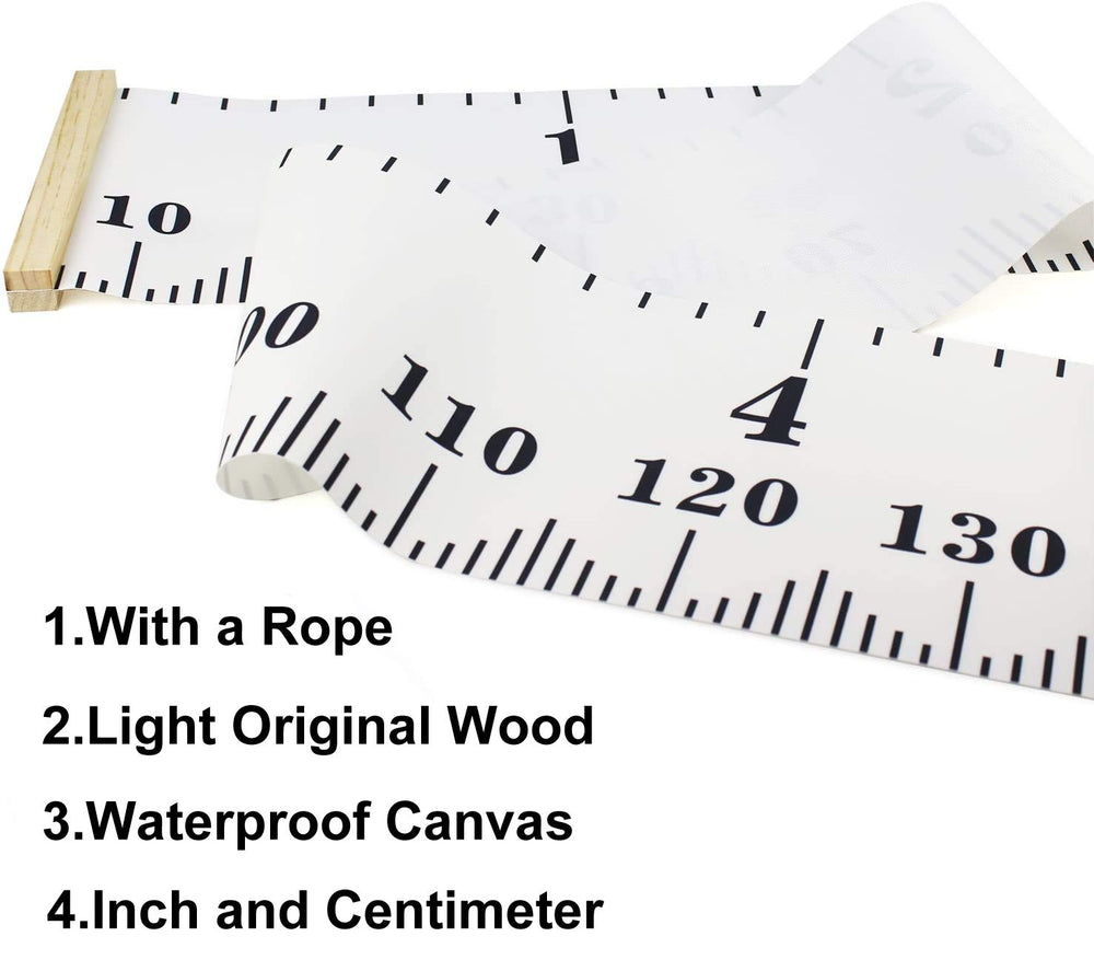 Sujayu Growth Chart two scales image shows both centimeters and inches for flexible use.