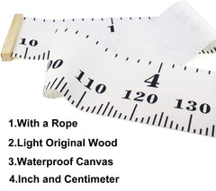Sujayu Growth Chart two scales image shows both centimeters and inches for flexible use.