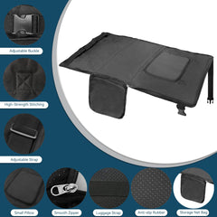 Sukubiui Toddler Airplane Bed non-slip-base keeps the surface steady on bumpy airplane seats.