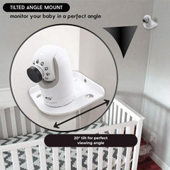 Sully baby monitor shelf mount with secure installation methods for reliable setup.