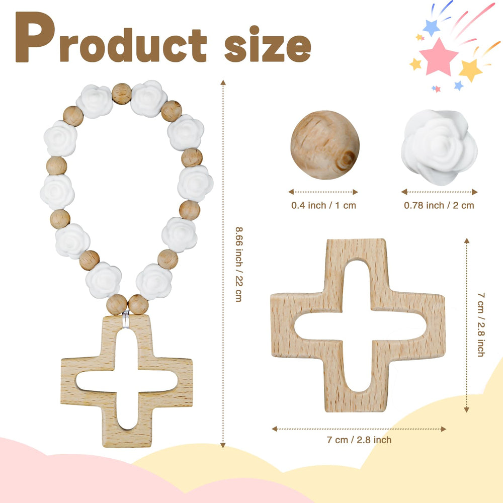 Sumalon silicone rosary beads close-up showing durable 1.5cm spheres.