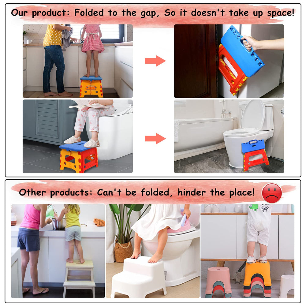 SUMBABO safety-lock engaged on step stool for secure use