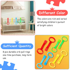 Sumind green pull up ring on playpen offering color variety for practice engagement.