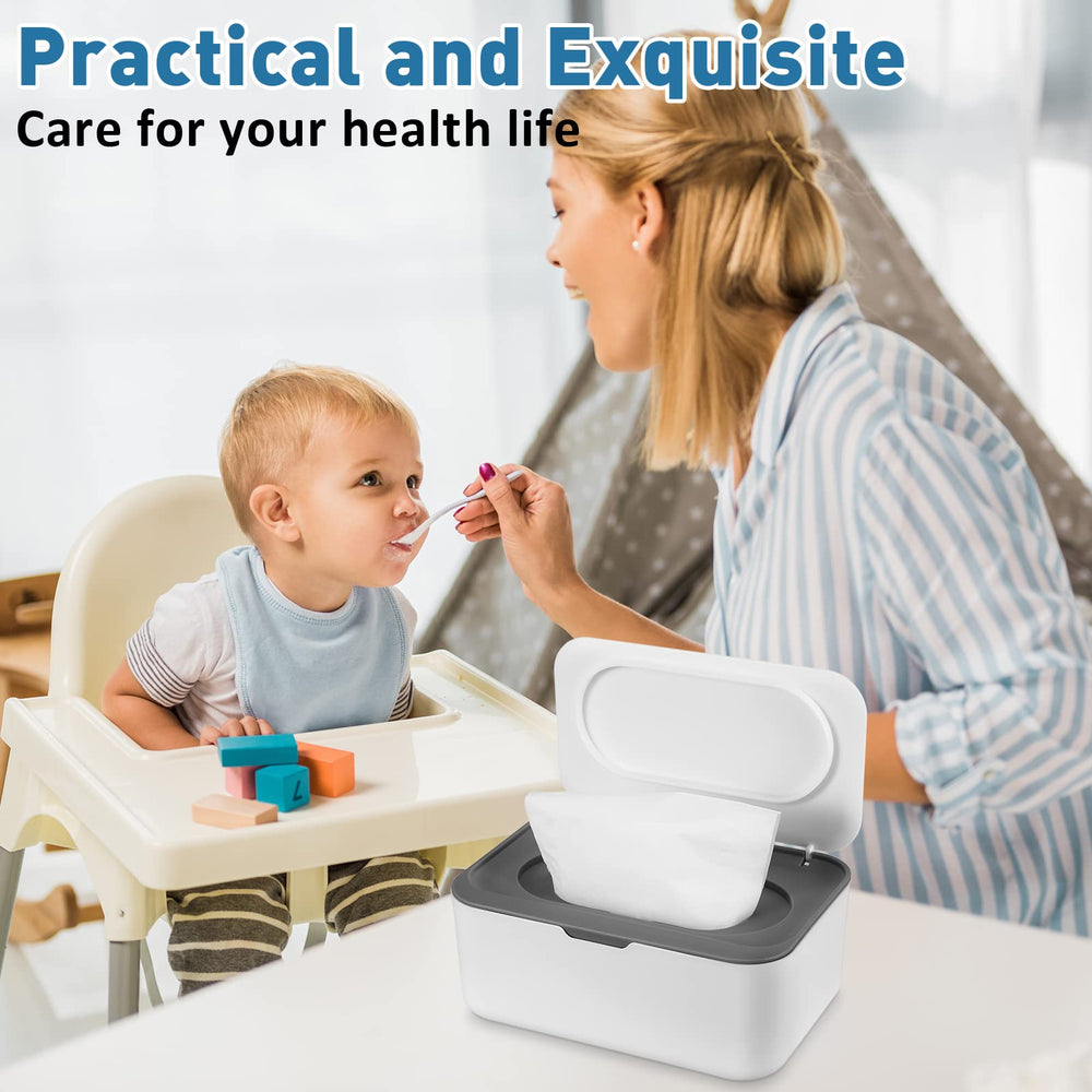 Sumind dark gray wipes dispenser suitable for bathroom, kitchen, and nursery