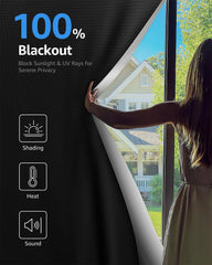 Sumobaby portable blackout curtains rolled for easy transport and storage.