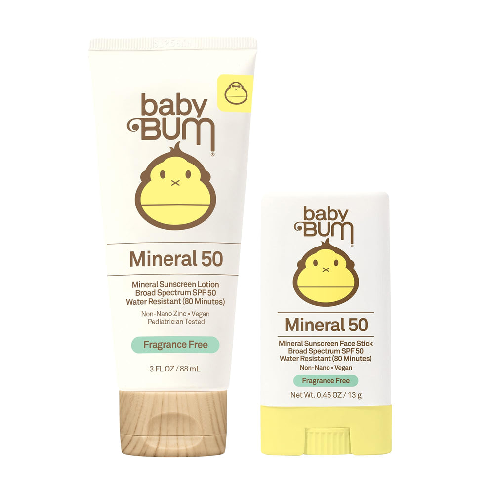 Sun Bum Baby Bum SPF 50 face-stick application for smooth, non-greasy coverage