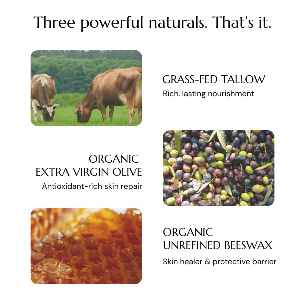 Sunborn Organics Nipple Balm highlights three natural ingredients for nourishment.