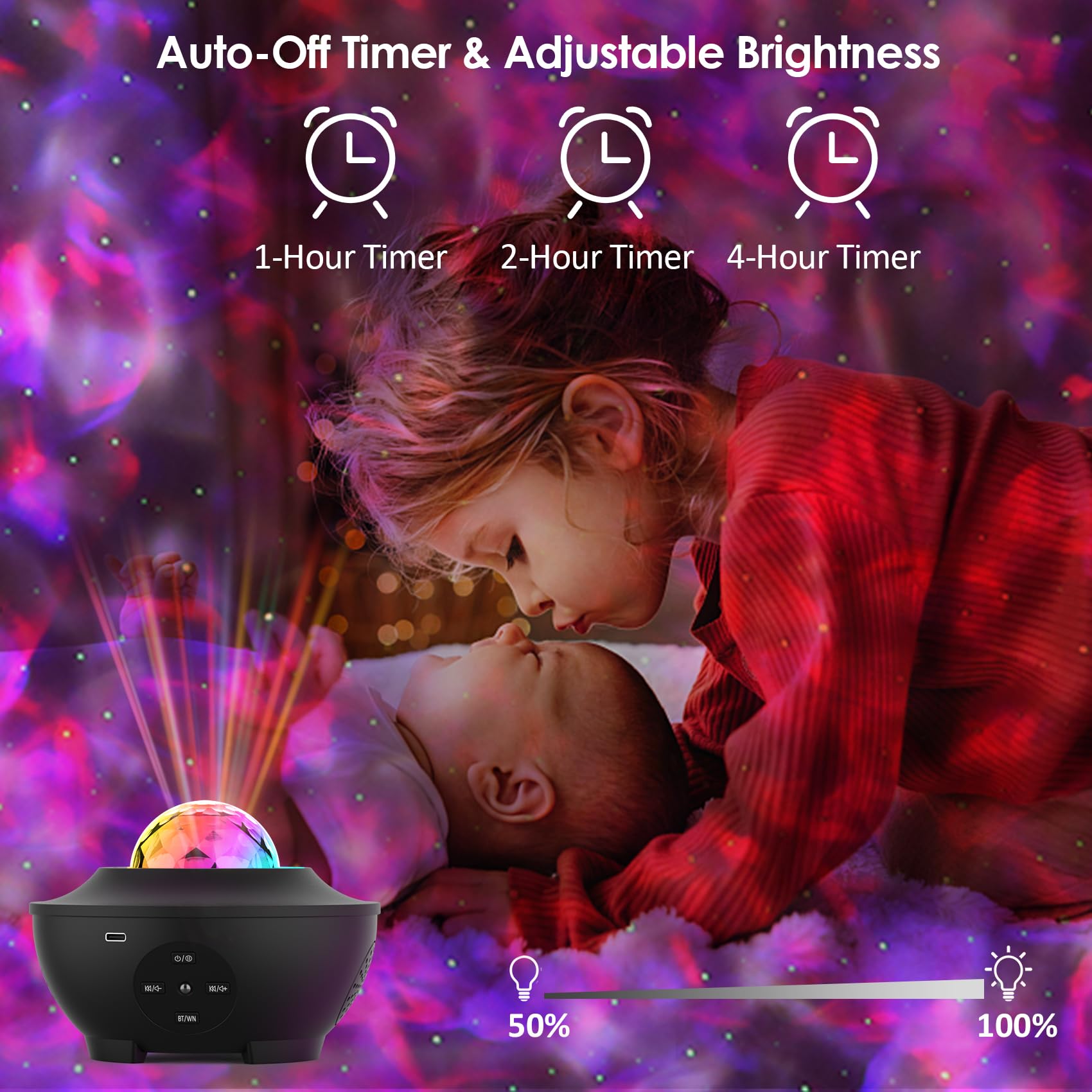Sunbox 15 nature sounds and white noise help create a soothing backdrop for sleep or focus.