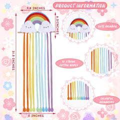 Suncalla baby hair bows storage cotton panel keeps clips safe and easily accessible
