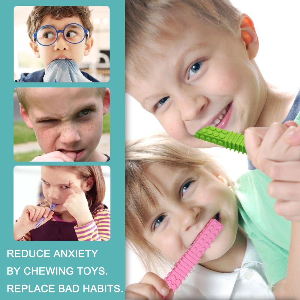 SunCore Direct chew tools help reduce nail biting with discreet fidgeting.
