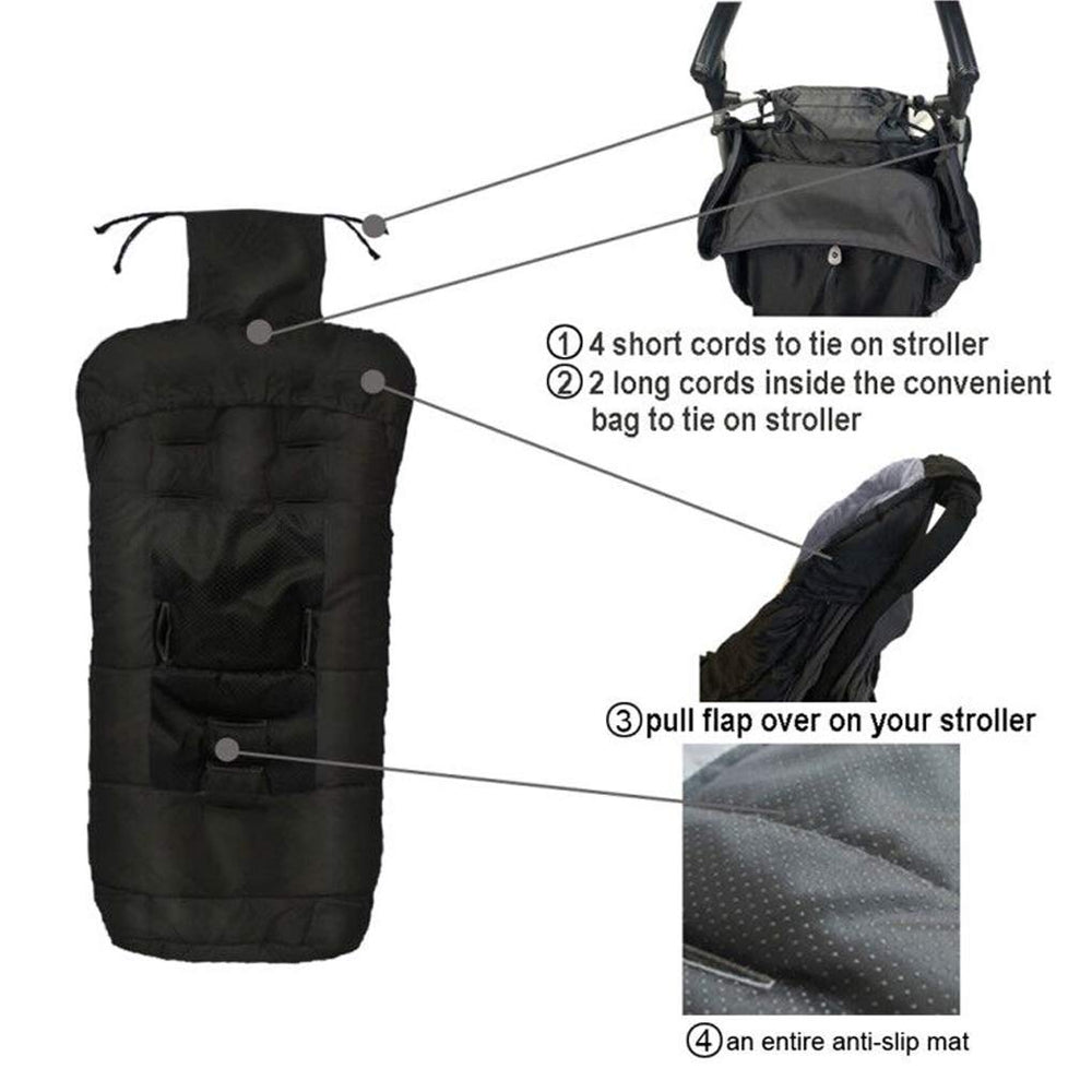Sunday Go 3-Seasons Footmuff demonstrates universal stroller fit across popular models