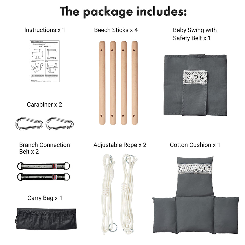 SUNDAYZE safety-belt-adjustable emphasizes secure seating with two-point support