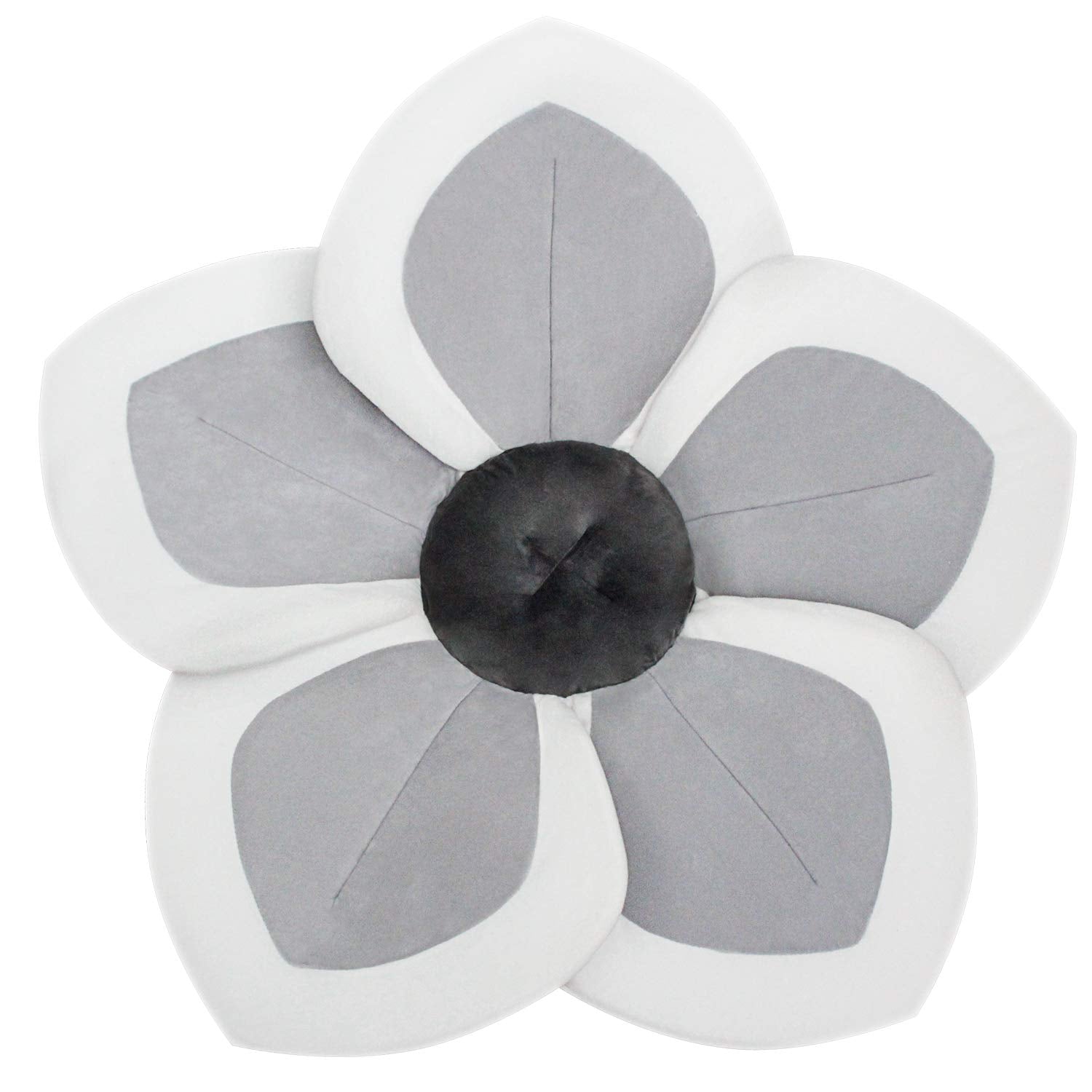 Sundee baby bath flower pad gray2 floats for a calm, comfortable bath.
