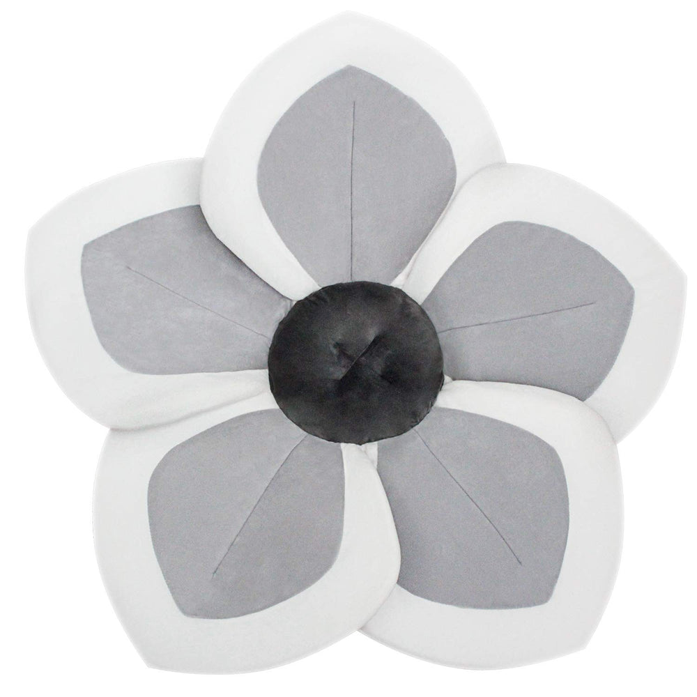 Sundee baby bath flower pad gray2 floats for a calm, comfortable bath.