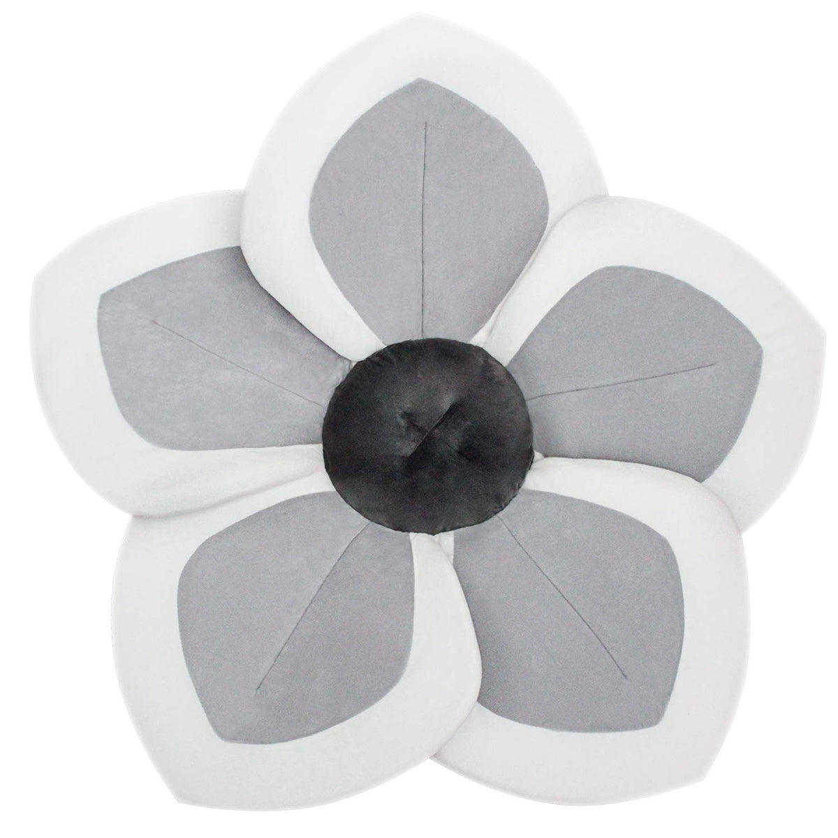 Sundee baby bath flower pad gray2 floats for a calm, comfortable bath.