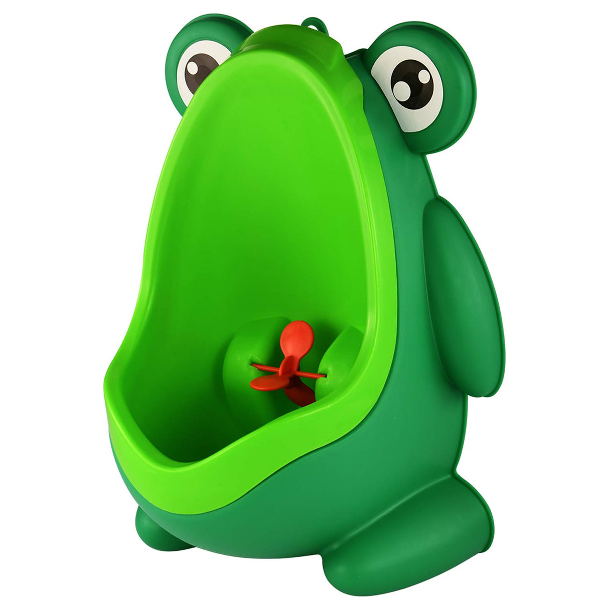 Sundee Cute Frog training urinal wall-mount helps simplify potty training for boys.