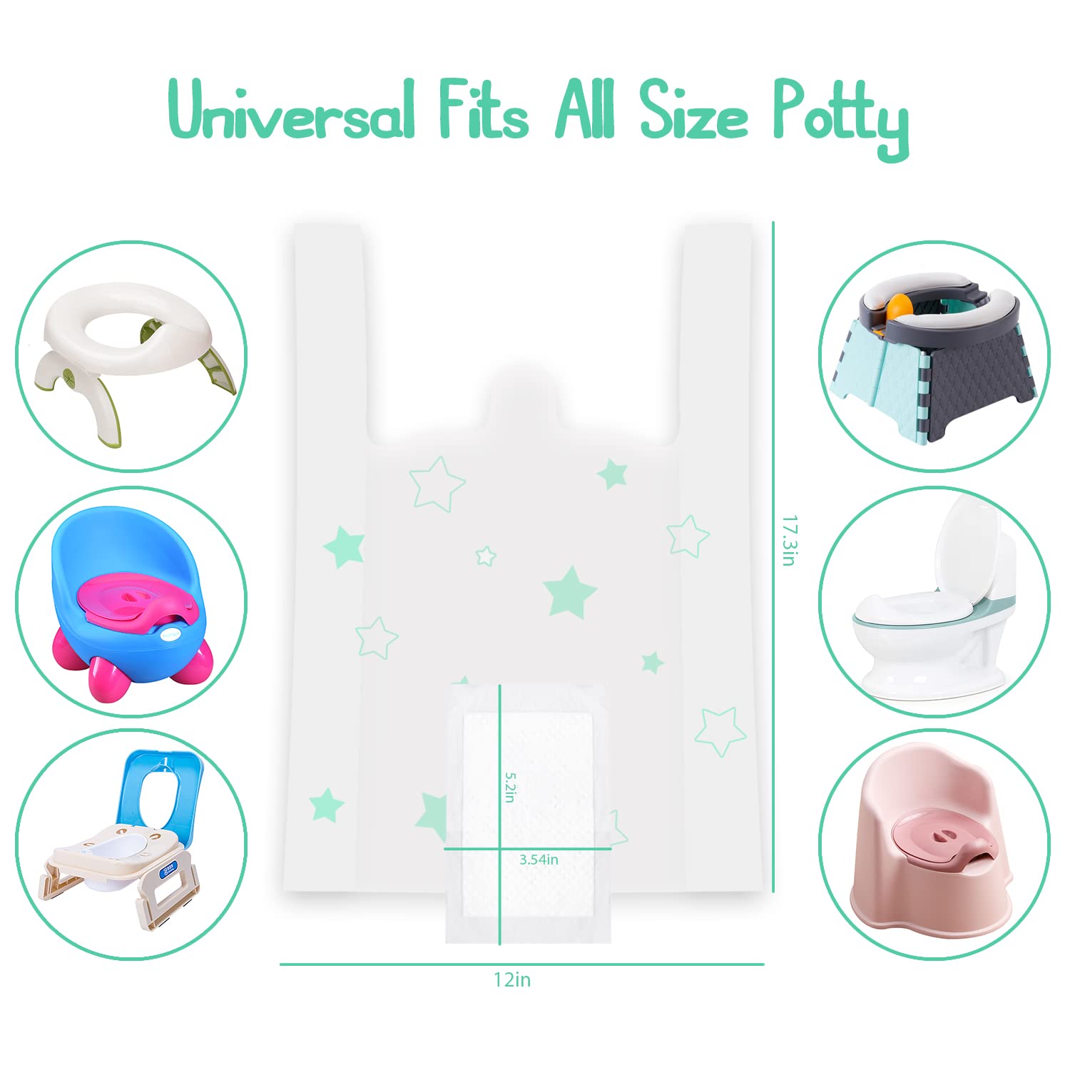 Sundee potty chair liner seat attachment ensures quick, mess-free setup.